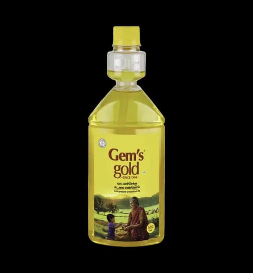 GEM'S GOLD Cold Pressed Groundnut oil 500 ml