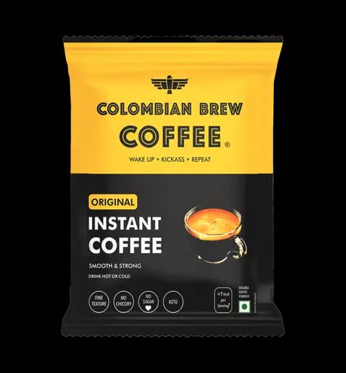 Colombian Brew Coffee Pure Instant Coffee Strong 45 g