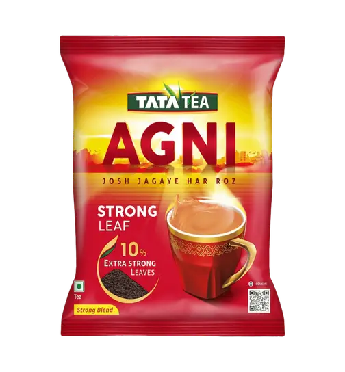 Tata Tea Agni Strong Black Leaf Tea 10% Extra Strong Leaves 500 g
