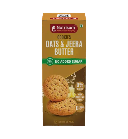 NUTRISUM Oats & Jeera Butter Cookies 50 g