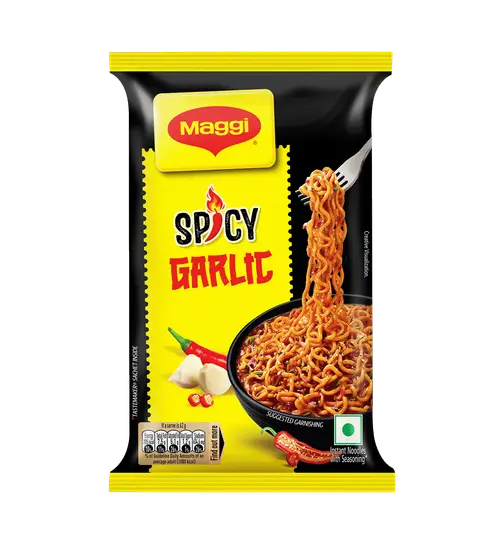 Maggi Spicy Garlic Noodles, Instant & Easy Snack 62 g