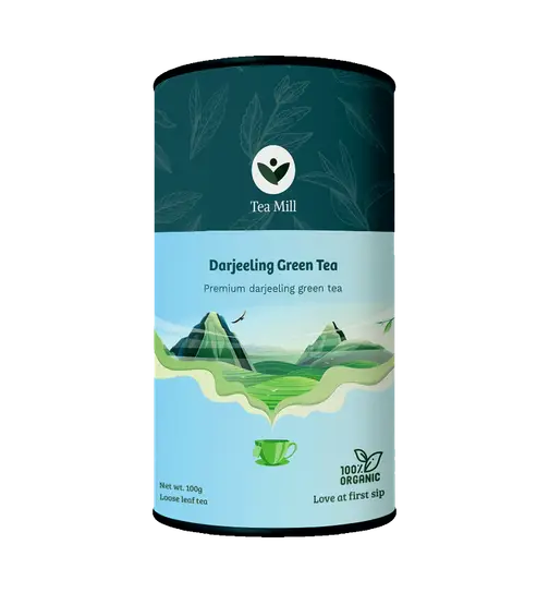 TEA MILL Darjeeling Reserve Second Flush | Premium Darjeeling Green Tea 100 g