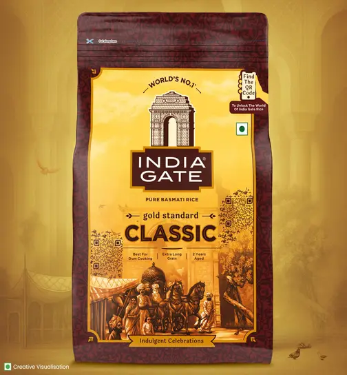 India Gate Classic Gold Standard Basmati Rice 1 kg