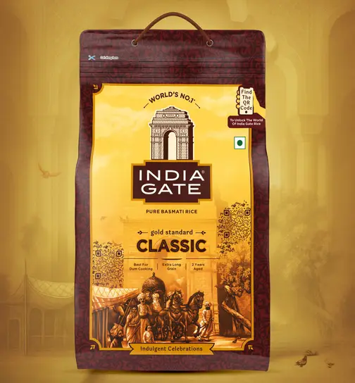India Gate Classic Gold Standard Basmati Rice 5 kg