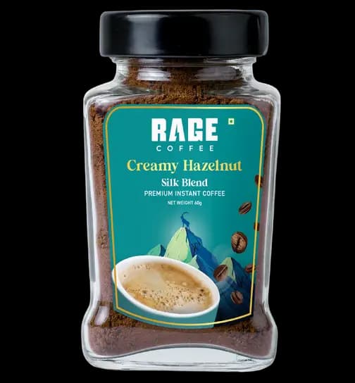 Rage Silk Blend Creamy Hazelnut Instant Coffee 60 g