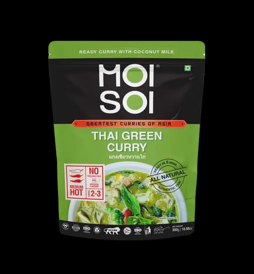 MOI SOI Green Thai Curry with Coconut Milk Added (Just Heat & Eat) 300 g