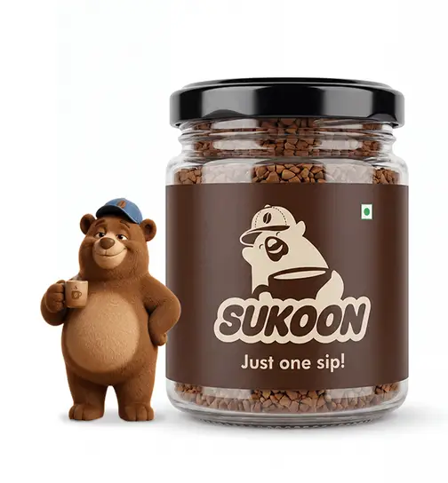 Sukoon Espresso Instant Coffee, Strong AF wali Coffee 50 g