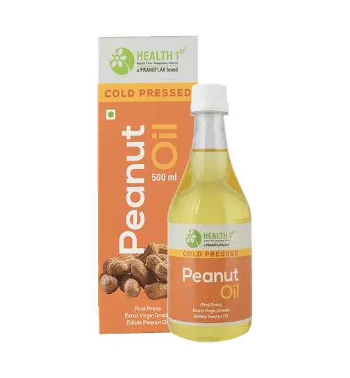 Health 1st Cold Pressed Peanut Oil 500 ml