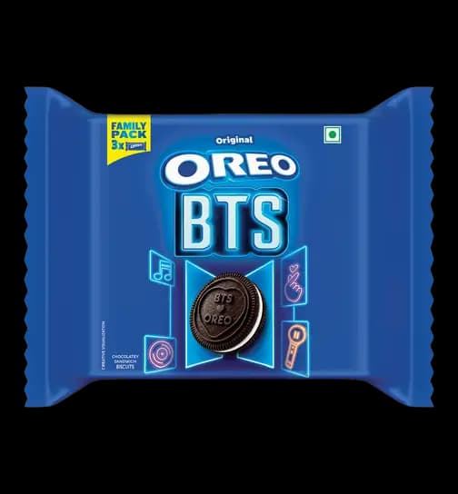 Cadbury Oreo Vanilla Flavour Crème Sandwich Biscuit Family Pack 275.55 g