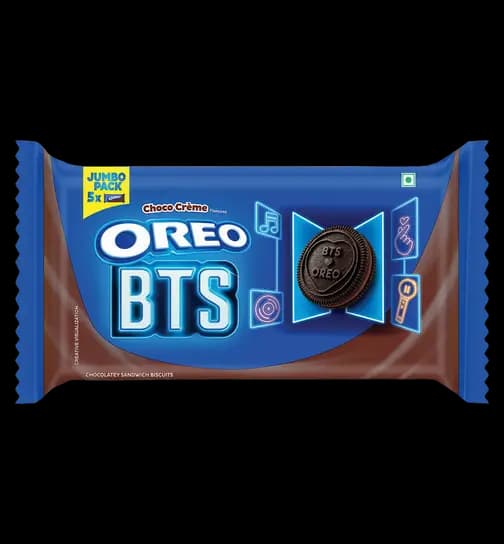 Cadbury Oreo Chocolate Flavour Crème Sandwich Biscuit Jumbo Pack 459.25 g