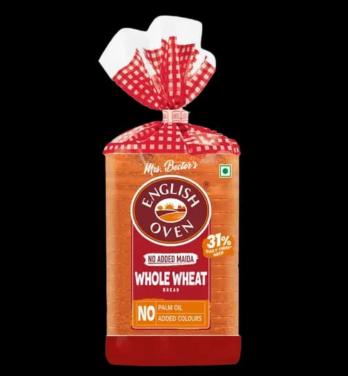 English Oven Zero Maida Whole Wheat Bread 400 g