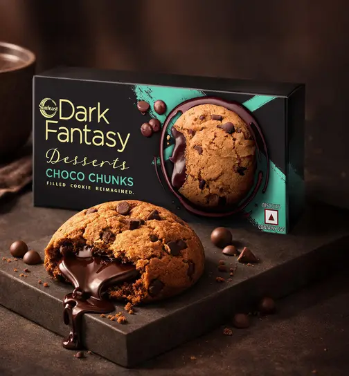 Choco Chunk Cookies by Sunfeast Dark Fantasy 75 g x 3