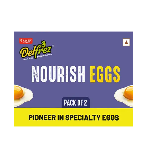 Delfrez Nourish White Eggs 2 Pieces
