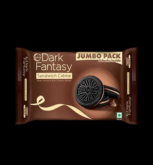 Sunfeast Dark Fantasy Chocolate Sandwich Cream Biscuits 395 g