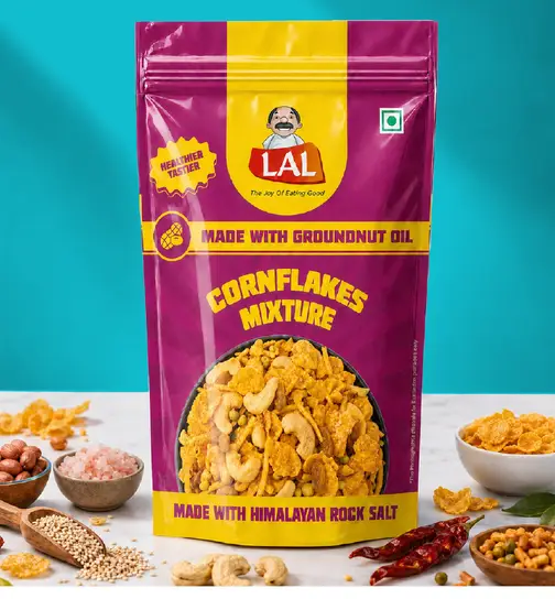 LAL Sweets Cornflakes Mixture (Refined Groundnut Oil) 150 g