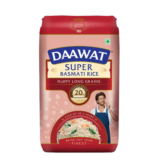 Daawat Super Pure Basmati Rice (Extra Long Grain) 1 kg