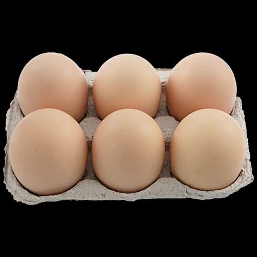 Fresho Farm Eggs Jumbo Large Antibiotic Residue Free 6 pcs